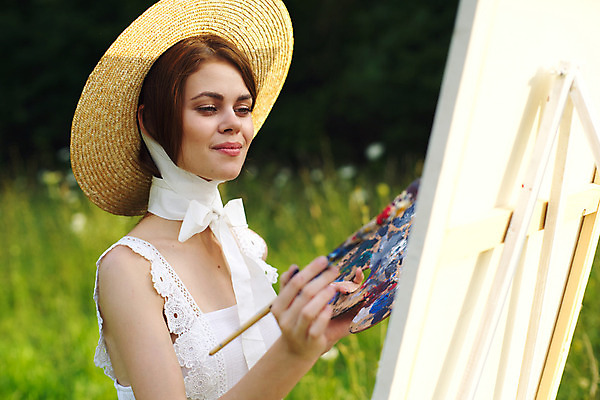 포토 JPG 해외이미지 주간 백인 라이프스타일 드레스 여자 자연 갈색머리 미술 한명 들기 상반신 성인 취미 야외 옆모습 잡기 붓 그리기 팔레트 숲 이젤 예술가 캔버스 화가 성인여자한명만 해외포토 자연요소 서양인 직업 1 헤어스타일 옷 뷰포인트 모션 문화예술 사람 생활 미술도구 생태계 여자한명만 성인여자만 파일형식 이미지허브