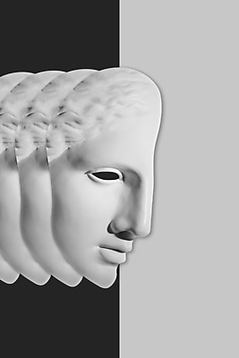 포토 JPG 해외이미지 예술 컨셉 추상 미술 사람없음 조각상 회색 팝아트 콜라주 석고상 해외포토 컬러 무늬 문화예술 조형물 그림 파일형식 이미지허브