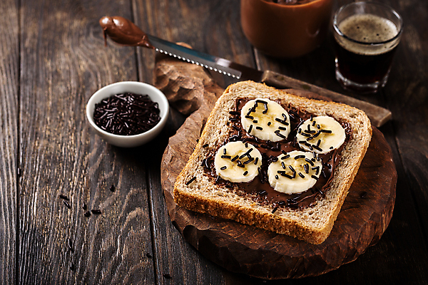 포토 JPG 해외이미지 음식 바나나 사람없음 초콜릿 아침식사 식빵 오픈샌드위치 해외포토 빵 과일 디저트 샌드위치 식사 파일형식 이미지허브