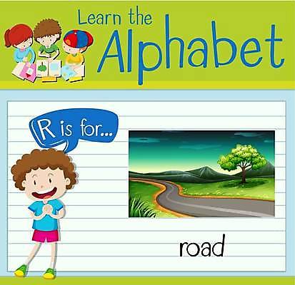 EPS 해외이미지 전신 나무 알파벳 영어 여자 남자 도로 어린이 말풍선 일러스트 하늘 산 영어교육 소년 여러명 상반신 손모으기 R 단어공부 단어카드 어린이만 해외일러스트 식물 문자 교육 길 다수 교통시설 사람 손짓 학습 파일형식 벡터 단어장 이미지허브