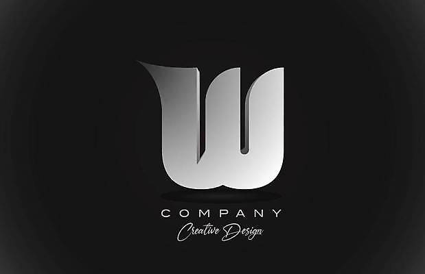 EPS 해외이미지 템플릿 직업 디자인 알파벳 컨셉 일러스트 회사 비즈니스 경사 타이포그라피 갈색 유행 검은색 고급 시원함 디자이너 편지 심볼 사인 신분 심플 W 엘리먼트 특별함 활자 스타일 해외일러스트 문자 영어 컬러 활자판 파일형식 벡터 이미지허브