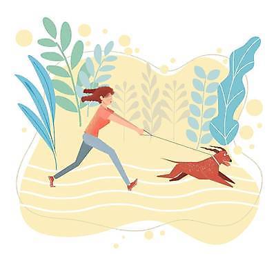 EPS 해외이미지 동물 캐릭터 새끼 백그라운드 일러스트 함께함 반려동물 달리기 산책 흰색 그리기 당기기 개 강아지 만화 스케치 속도 질감 고립 해외일러스트 일러캐릭터 컬러 컨셉 포유류 모션 휴식 미술 파일형식 벡터 이미지허브