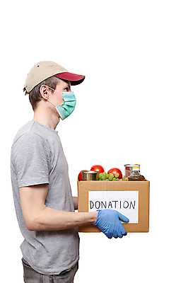 포토 JPG 해외이미지 잡화 음식 장갑 토마토 채소 포장 포도 관리 선물 가면 한명 사람 상자 봉사 바이러스 캔 배달원 보호 상품 서비스 커뮤니티 통조림 기부 소셜 자선 전염병 지원 헬프 공급 자선단체 해외포토 직업 1 컨셉 과일 도움 그룹 질병 파일형식 이미지허브