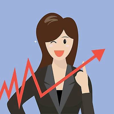 EPS 해외이미지 여자 화살표 일러스트 윙크 한명 정장 상반신 성인 비즈니스우먼 상승 성인여자한명만 해외일러스트 1 옷 컨셉 비즈니스 표정 사람 직장인 여자한명만 성인여자만 파일형식 벡터 이미지허브