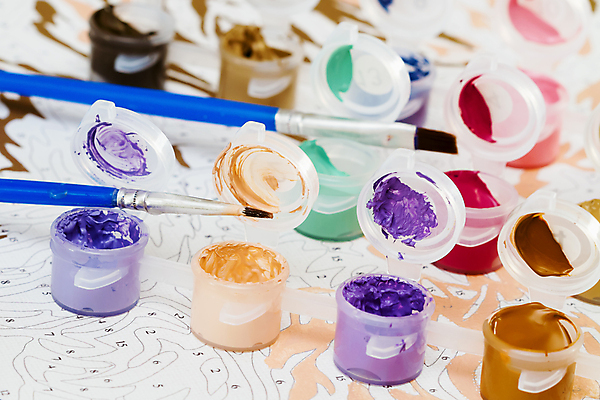 포토 JPG 해외이미지 미술 사람없음 아웃포커스 물감 붓 해외포토 문화예술 촬영기법 미술도구 파일형식 이미지허브