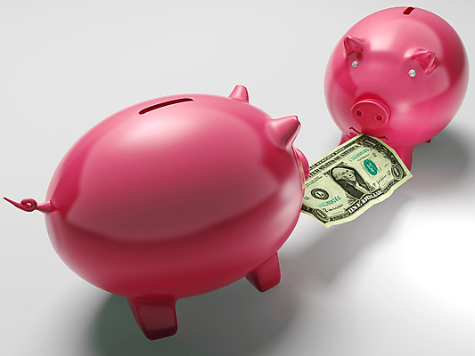 포토 JPG 해외이미지 지폐 실내 사람없음 금융 경제 3D 달러 돼지저금통 흰배경 해외포토 백그라운드 돈 내부 저금통 흰색 디지털합성 파일형식 이미지허브