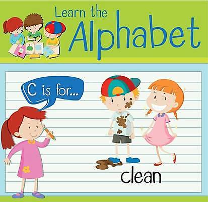 EPS 해외이미지 전신 알파벳 영어 여자 남자 어린이 말풍선 일러스트 영어교육 서기 들기 소녀 소년 여러명 상반신 깨끗함 잡기 얼룩 비교 지저분함 C 단어공부 단어카드 어린이만 해외일러스트 문자 교육 다수 컨셉 모션 사람 학습 감각 파일형식 벡터 단어장 이미지허브