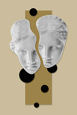 포토 JPG 해외이미지 예술 컨셉 추상 미술 사람없음 조각상 사각형 원형 팝아트 콜라주 석고상 베이지색 해외포토 도형 컬러 무늬 문화예술 조형물 그림 파일형식 이미지허브