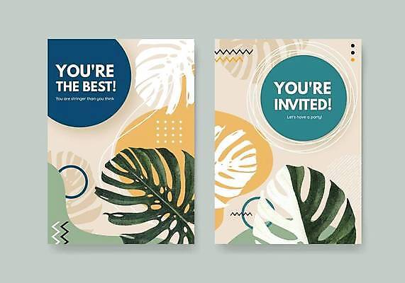 EPS 해외이미지 곡선 일러스트 사람없음 원형 감성 몬스테라 베이지색 해외일러스트 도형 식물 선 컬러 컨셉 파일형식 벡터 이미지허브