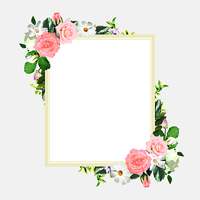JPG 해외이미지 디자인 꽃 백그라운드 잎 일러스트 프레임 사람없음 낭만 해외일러스트 식물 컨셉 파일형식 이미지허브