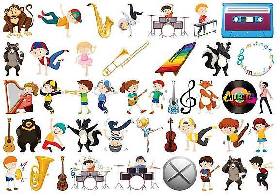 EPS 해외이미지 클립아트 동물 캐릭터 디자인 교육 행복 어린이 음악 백그라운드 일러스트 곰 놀이 미술 미소 사람 소년 그래픽 운동 쪽지 기구 춤 카세트테이프 피아노 혼합 만화 먹기 바이올린 그림 클립 테이프 고립 해외일러스트 일러캐릭터 남자 감정 포유류 모션 현악기 문화예술 문구용품 표정 건강 건반악기 파일형식 벡터 이미지허브