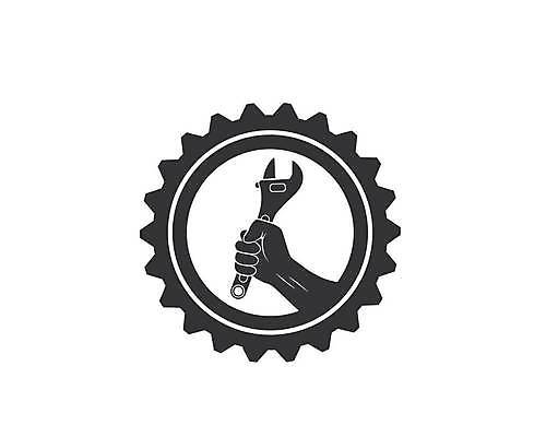 EPS 해외이미지 손 디자인 일러스트 들기 사람없음 신체부위 검은색 장비 스패너 심볼 톱니바퀴 정비공 해외일러스트 컬러 모션 사람 공구 기술자 파일형식 벡터 이미지허브