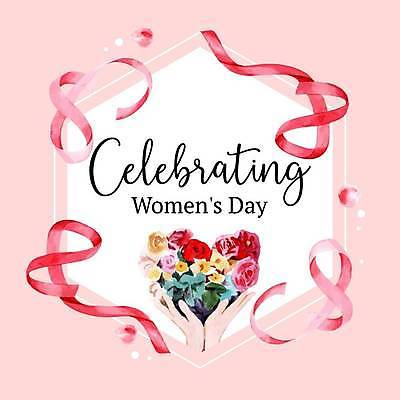 EPS 해외이미지 손 꽃 리본 분홍색 일러스트 프레임 글자캘리그라피 신체부위 육각형 세계여성의날 해외일러스트 도형 식물 기념일 컬러 캘리그라피 사람 파일형식 벡터 이미지허브