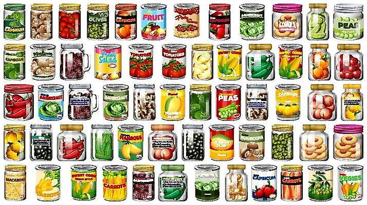 EPS 해외이미지 클립아트 잡화 음식 백그라운드 토마토 채소 과일 일러스트 재료 포장 건강 스파게티 옥수수 요리 미술 그래픽 세트 그룹 캔 수프 상품 컨테이너 만화 수집 먹기 파인애플 오브젝트 그림 올리브 완두콩 햄 패키지 수납 통조림 고립 식용 시리즈 해외일러스트 열매 산업 모션 문화예술 콩 곡류 파스타 육류 열대과일 파일형식 벡터 이미지허브