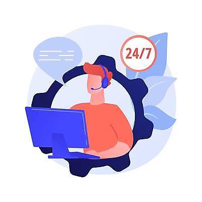 EPS 해외이미지 남자 말풍선 잎 일러스트 비즈니스 한명 상반신 성인 모니터 헤드셋 톱니바퀴 텔레마케팅 성인남자한명만 해외일러스트 식물 1 음향기기 사람 컴퓨터 헤드폰 서비스업 남자한명만 성인남자만 파일형식 벡터 이미지허브