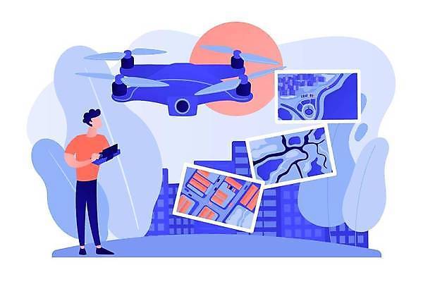 EPS 해외이미지 전신 남자 일러스트 한명 들기 성인 파란색 촬영 운전 드론 조종장치 성인남자한명만 코랄 해외일러스트 1 컬러 모션 사람 장비 남자한명만 성인남자만 파일형식 벡터 이미지허브