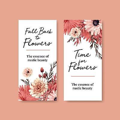 EPS 해외이미지 분홍색 잎 일러스트 수채화 가을꽃 사람없음 가을 흰색 감성 잎줄기 해외일러스트 식물 계절 꽃 줄기 컬러 컨셉 파일형식 벡터 가을_계절 이미지허브