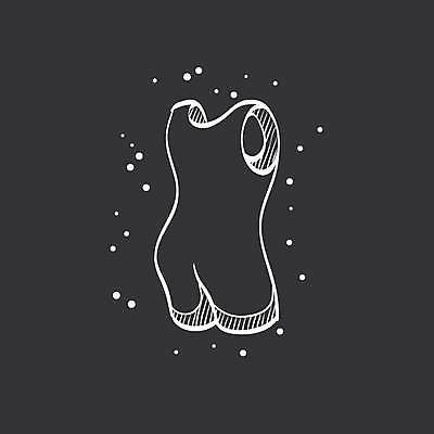 EPS 해외이미지 스포츠 일러스트 사람없음 운동복 검은색 흰색 해외일러스트 옷 컬러 파일형식 벡터 이미지허브