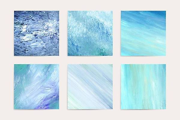 EPS 해외이미지 디자인 일러스트 추상 사람없음 파란색 세트 질감 손그림 엘리먼트 해외일러스트 컬러 무늬 파일형식 벡터 이미지허브