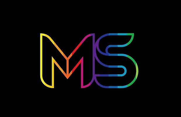 EPS 해외이미지 백그라운드 라인일러스트 일러스트 사람없음 컬러풀 심볼 그라데이션 S M 무지개색 해외일러스트 알파벳 컬러 파일형식 벡터 이미지허브