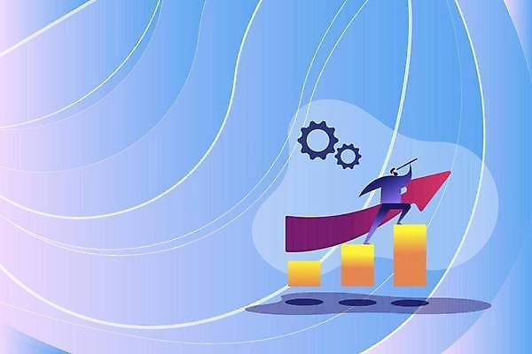 EPS 해외이미지 전신 디자인 남자 화살표 백그라운드 일러스트 비즈니스 그래프 추상 한명 들기 성인 파란색 망원경 비즈니스맨 톱니바퀴 성인남자한명만 카피스페이스 해외일러스트 1 컬러 무늬 모션 사람 공백 직장인 남자한명만 성인남자만 파일형식 벡터 이미지허브