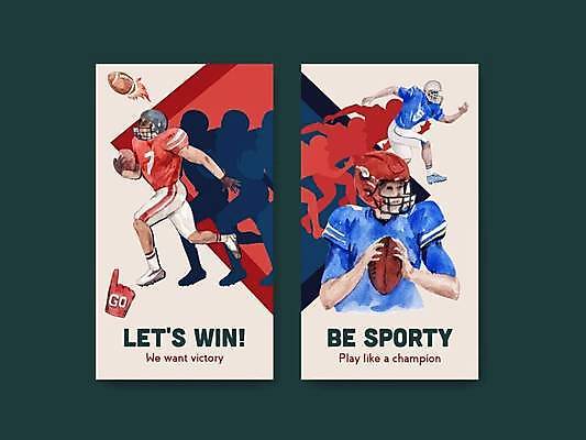 EPS 해외이미지 전신 남자 일러스트 들기 상반신 성인 빨간색 세명 파란색 달리기 럭비 헬멧 럭비공 럭비선수 성인남자만 해외일러스트 컬러 공 모션 운동선수 사람 구기 보호장비 럭비용품 남자만 성인만 파일형식 벡터 이미지허브