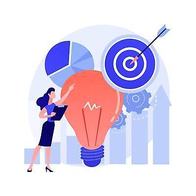 EPS 해외이미지 전신 여자 일러스트 비즈니스 전구 그래프 화살 한명 들기 성인 가리킴 과녁판 톱니바퀴 서류판 성인여자한명만 해외일러스트 1 모션 사람 손짓 사무용품 여자한명만 성인여자만 파일형식 벡터 이미지허브