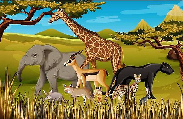 EPS 해외이미지 동물 야생동물 백그라운드 일러스트 포유류 자연 하늘 코끼리 생물 동물원 풍경 야외 세트 환경 고양이 그룹 숲 사자 왕 만화 땅 수집 기린 사파리 육식동물 장면 얼룩말 사냥꾼 리빙 내추럴 고립 동물상 시리즈 해외일러스트 직업 반려동물 조형물 말_동물 생태계 파일형식 벡터 이미지허브