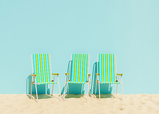 포토 JPG 해외이미지 모래 그림자 사람없음 3D 세개 선베드 해외포토 의자 3 디지털합성 파일형식 이미지허브