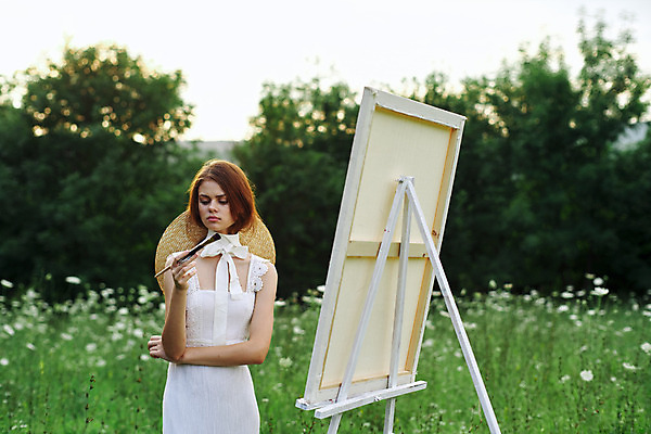 포토 JPG 해외이미지 주간 백인 모자 라이프스타일 드레스 여자 자연 갈색머리 미술 한명 풍경 상반신 성인 취미 야외 앞모습 여름 잡기 붓 그리기 기름 숲 이젤 예술가 캔버스 화가 성인여자한명만 해외포토 자연요소 서양인 직업 1 헤어스타일 잡화 옷 계절 음식 뷰포인트 모션 문화예술 사람 생활 미술도구 생태계 여자한명만 성인여자만 파일형식 이미지허브