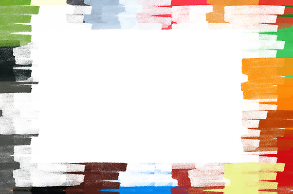 포토 JPG 해외이미지 백그라운드 붓터치 추상 프레임 사람없음 컬러풀 물감 흰색 그림 질감 국경 해외포토 컬러 무늬 미술도구 파일형식 이미지허브