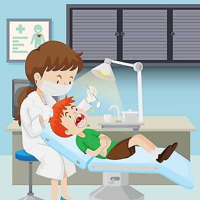 EPS 해외이미지 여자 남자 어린이 일러스트 치과 소년 성인 두명 스탠드 치아 책상 치과의사 치과용품 유니트체어 치과진료 치아건강 치위생사 구강거울 해외일러스트 직업 가구 의자 조명 건강 병원 사람 진료 의사 의료용품 소화기관 파일형식 벡터 이미지허브