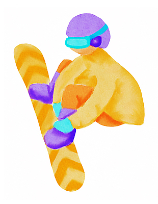 JPG 해외이미지 전신 라이프스타일 남자 스포츠 겨울 한명 노란색 스노우보드 손그림 스노우보더 남자한명만 해외일러스트 1 계절 컬러 운동선수 사람 생활 보드_스포츠 남자만 파일형식 이미지허브