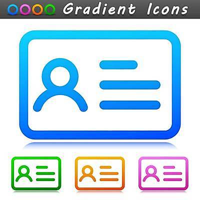 EPS 해외이미지 디자인 일러스트 비즈니스 경사 웹 신용카드 이름 플랫 심볼 사인 보안 신분 배지 통과 소셜 신분증 회원 사용자 해외일러스트 인터넷 안전 금융 증명서 파일형식 벡터 이미지허브