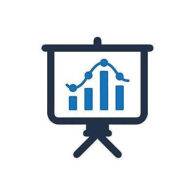 EPS 해외이미지 일러스트 비즈니스 통계 그래프 자료 바 발표 심볼 보고서 해외일러스트 파일형식 벡터 이미지허브