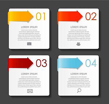 EPS 해외이미지 디자인 화살표 서류가방 일러스트 비즈니스 돋보기 사람모양 사람없음 숫자 사각형 자료 인포그래픽 정보 편지 목차 해외일러스트 모양 도형 문자 가방 파일형식 벡터 이미지허브