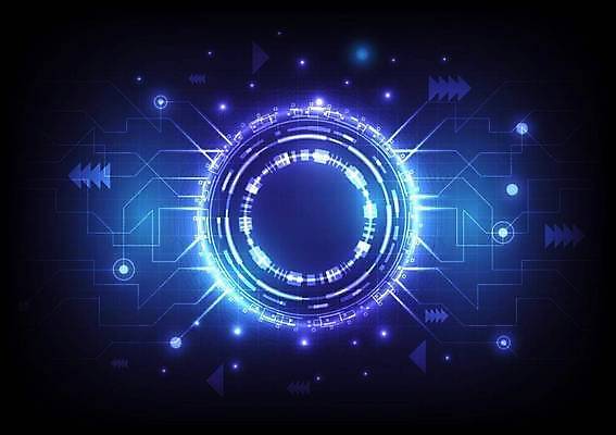 EPS 해외이미지 백그라운드 일러스트 사람없음 디지털 사이버 UI SF 해외일러스트 파일형식 벡터 이미지허브