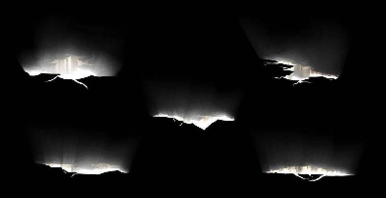 EPS 해외이미지 일러스트 사람없음 빛 세트 손상 균열 시각효과 효과 해외일러스트 컨셉 모션 파일형식 벡터 이미지허브