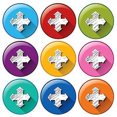 EPS 해외이미지 화살표 일러스트 사람없음 세트 컬러풀 원형 방향 해외일러스트 도형 컬러 파일형식 벡터 이미지허브