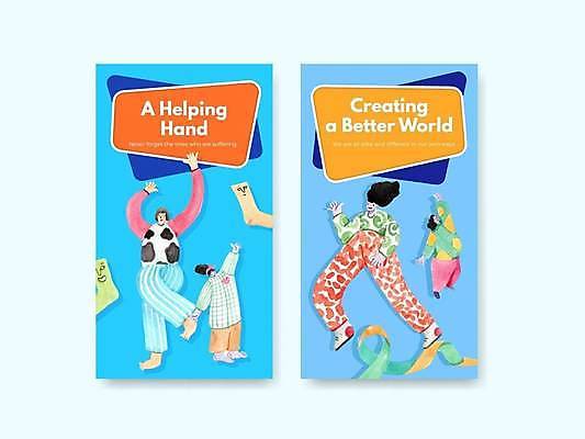 EPS 해외이미지 전신 여자 리본 포즈 일러스트 양말 여러명 성인 파란색 세트 손들기 만세 손뻗기 다운증후군 소셜네트워크 소셜미디어 성인여자만 해외일러스트 컬러 다수 모션 사람 여자만 성인만 파일형식 벡터 이미지허브