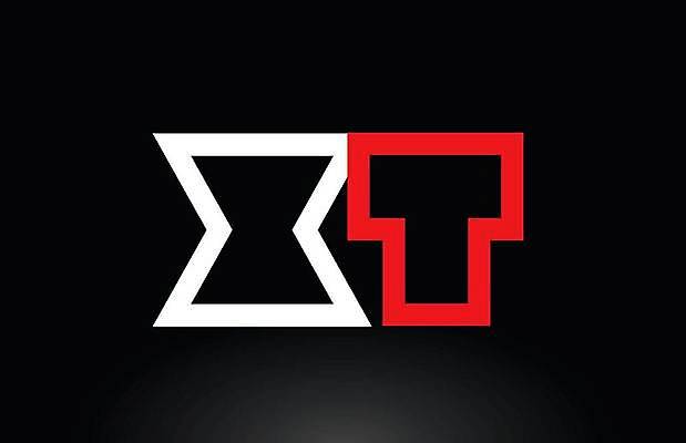 EPS 해외이미지 모양 템플릿 디자인 알파벳 백그라운드 일러스트 회사 비즈니스 빨간색 흰색 X 편지 심볼 신분 T 엘리먼트 활자 해외일러스트 영어 컬러 활자판 파일형식 벡터 이미지허브