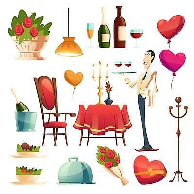 EPS 해외이미지 전신 클립아트 접시 여자 남자 꽃다발 와인잔 의자 일러스트 탁자 조명 발렌타인데이 들기 성인 사람없음 세트 장미 레스토랑 와인 꽃병 샐러드 샴페인 웨이터 오브젝트 샴페인잔 촛대 서빙 화단 하트풍선 하트상자 스탠드옷걸이 쟁반덮개 성인만 해외일러스트 직업 식기 꽃 음식 가구 술잔 모션 데이이벤트 주류 사람 상자 식당 덮개 하트 옷걸이 풍선 파일형식 벡터 이미지허브