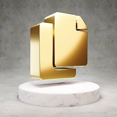 JPG 해외이미지 일러스트 사람없음 3D 디지털 금색 황금 심볼 광택 복사꽃 해외일러스트 꽃 컬러 디지털합성 파일형식 이미지허브