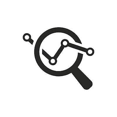 EPS 해외이미지 응시 일러스트 돋보기 시장 심볼 분석 해외일러스트 시선 컨셉 파일형식 벡터 이미지허브