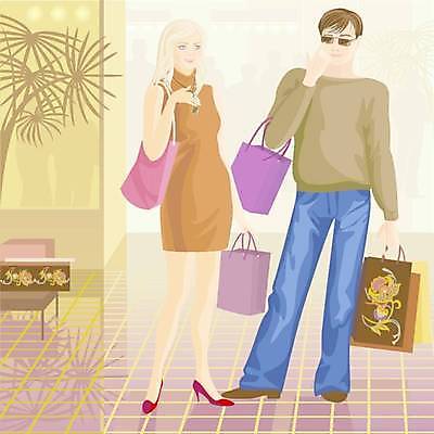 EPS 해외이미지 얼굴 가방 일러스트 관리 사람 친구 숫자 상점 슈퍼마켓 해외일러스트 문자 잡화 관계 신체부위 파일형식 벡터 이미지허브