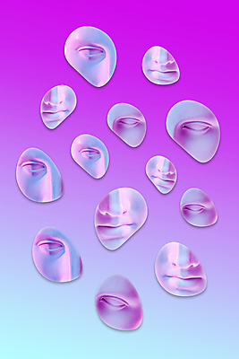 포토 JPG 해외이미지 예술 분홍색 조각 컨셉 추상 미술 사람없음 조각상 입 팝아트 콜라주 석고상 해외포토 컬러 무늬 문화예술 신체부위 조형물 그림 파일형식 이미지허브