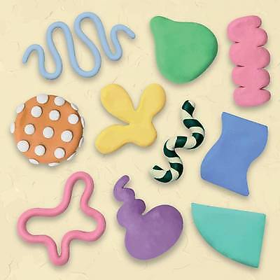 EPS 해외이미지 디자인 곡선 일러스트 추상 사람없음 세트 물방울무늬 줄무늬 원형 입체 웨이브 점토 클레이아트 엘리먼트 해외일러스트 도형 선 무늬 공예 파일형식 벡터 이미지허브