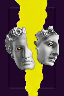 포토 JPG 해외이미지 예술 컨셉 추상 미술 사람없음 조각상 노란색 검은색 균열 팝아트 콜라주 석고상 해외포토 컬러 무늬 모션 문화예술 조형물 그림 파일형식 이미지허브