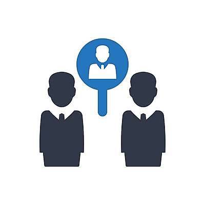 EPS 해외이미지 일러스트 선택 종업원 심볼 직원 면접 고용 채용 해외일러스트 직업 컨셉 비즈니스 구직 파일형식 벡터 이미지허브