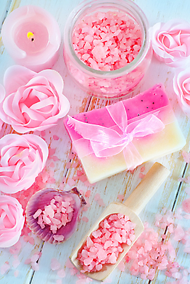 포토 JPG 해외이미지 분홍색 사람없음 스파 오브젝트 아로마 스파용품 비누 아로마테라피 해외포토 컬러 위생용품 테라피 파일형식 이미지허브